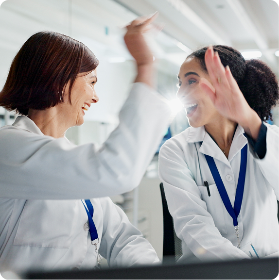 high five researchers